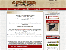 Tablet Screenshot of cochranfarmsupply.com